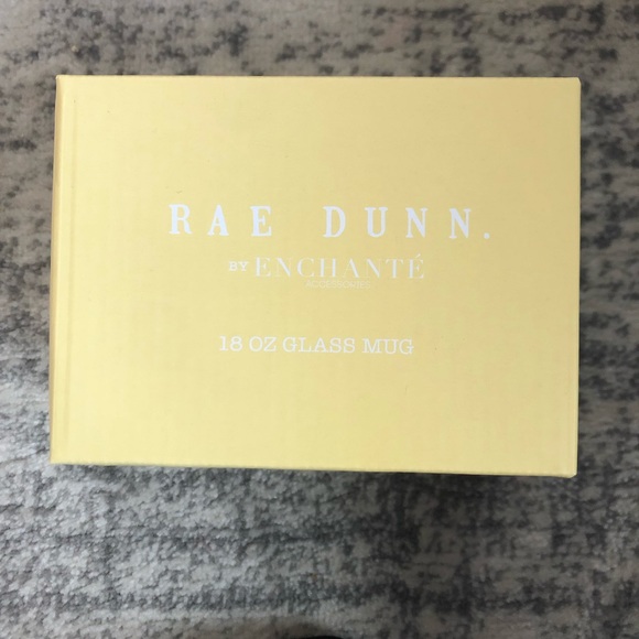 Rae Dunn Happy Spring Glass Mug 18 oz - Picture 2 of 2